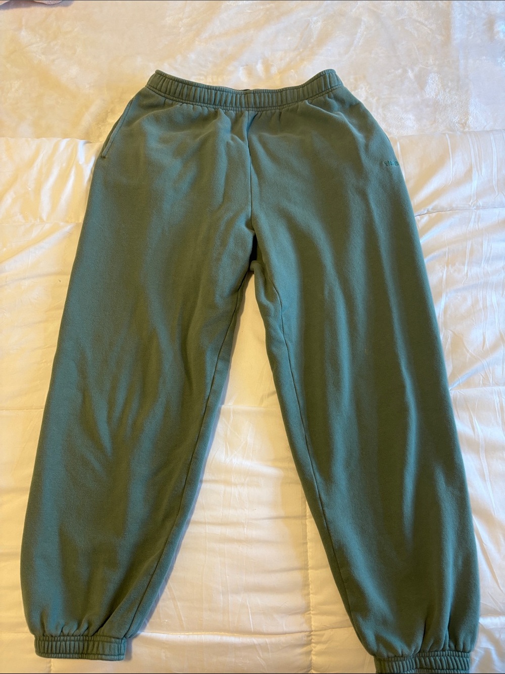 TNA Olive Green Fleece Joggers